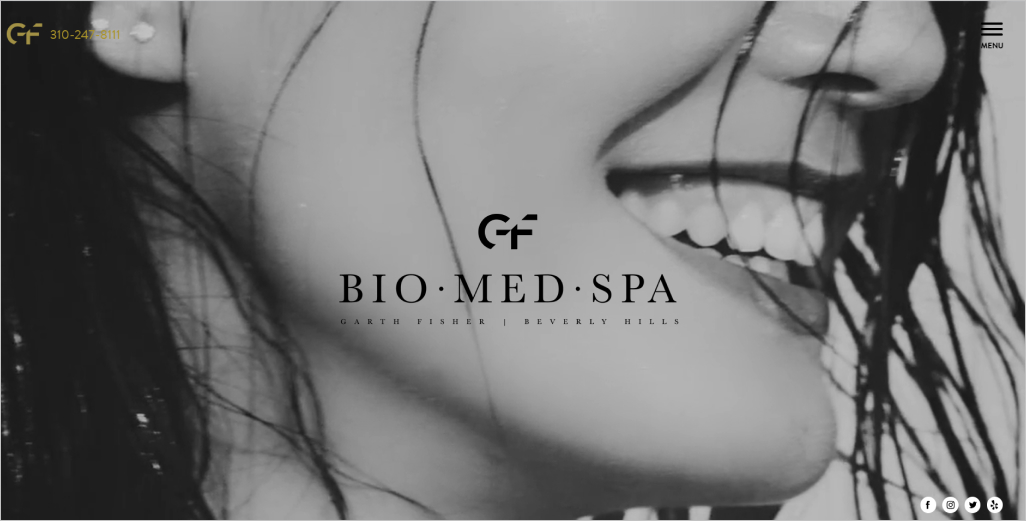 Biomed Spa homepage