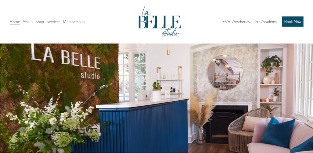 La Belle Studio homepage