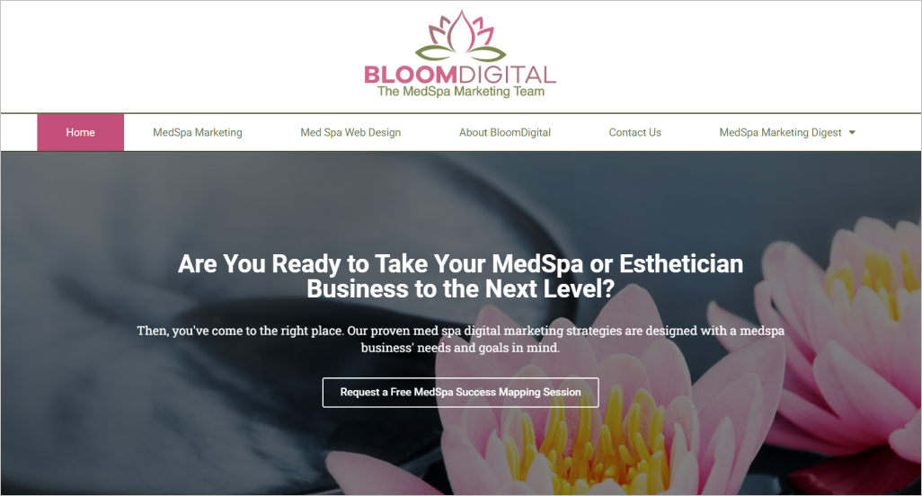 BloomDigital homepage